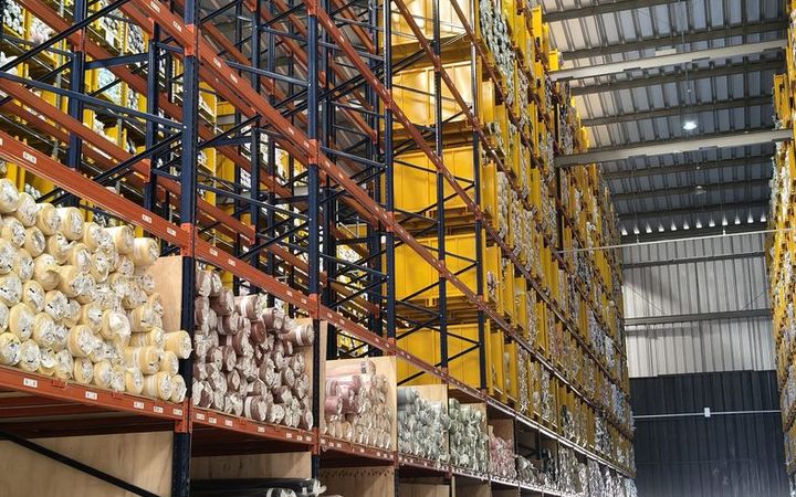 Porta-paletes instalado pela MBS em galpão logístico Itajaí SC