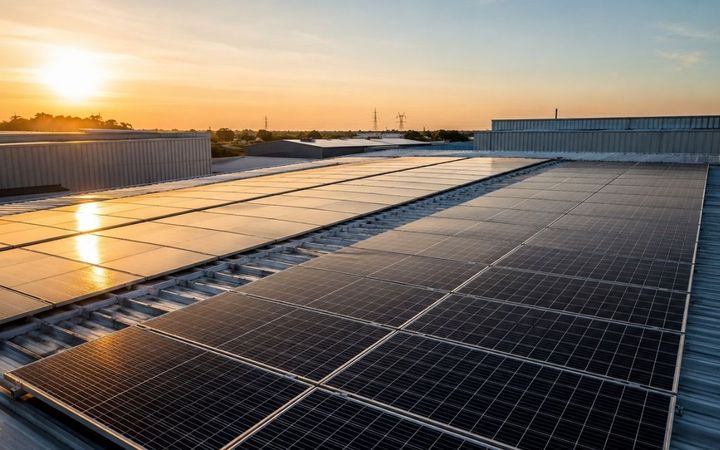 Energia solar fotovoltaica para galpão industrial MBS Itajaí SC